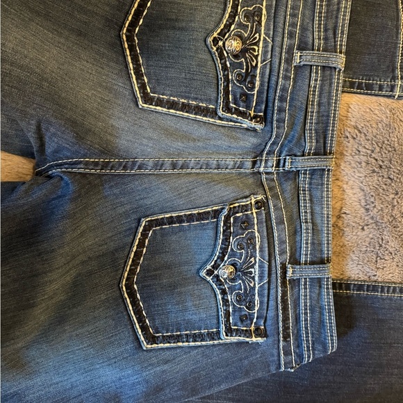 Ariat Blue Embellished Women's Jeans - Picture 13 of 16